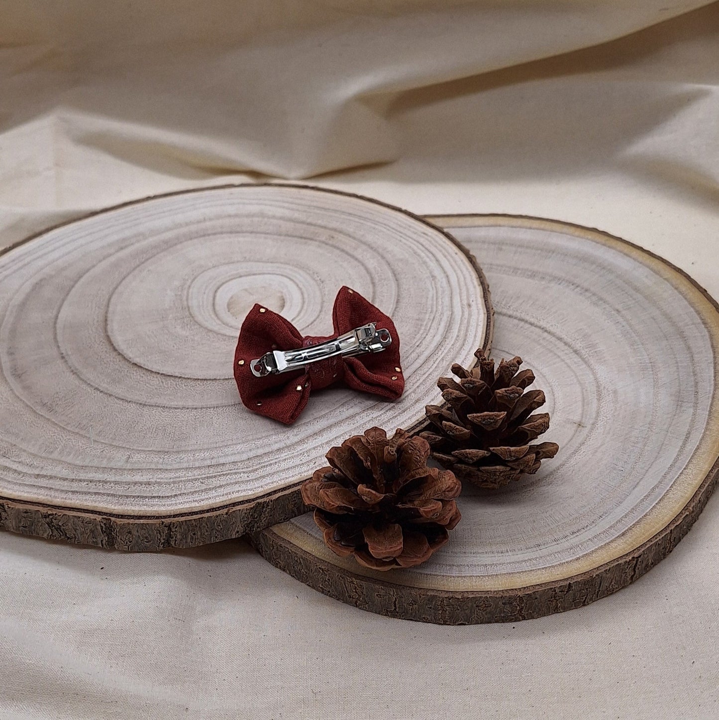 Barrette _ Tomette à pois