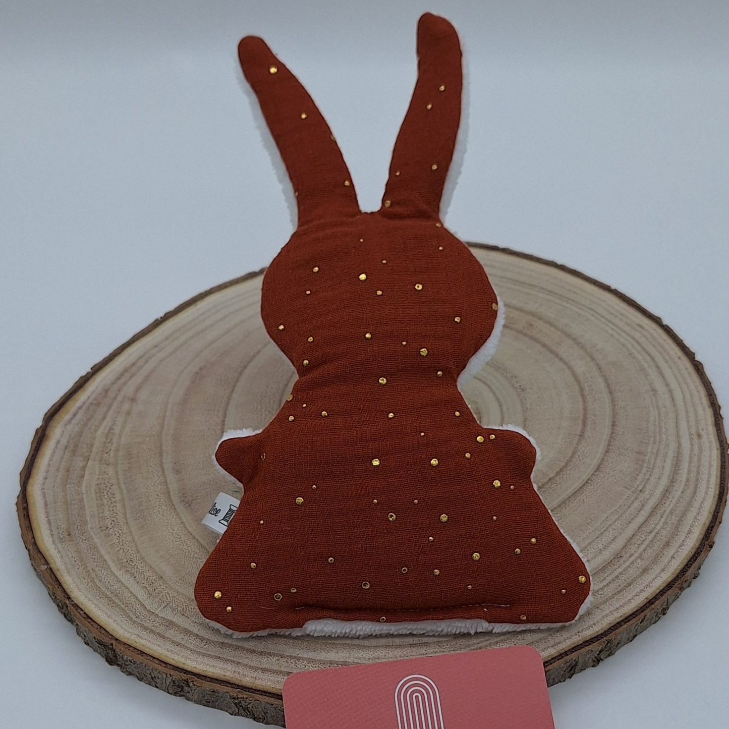 Doudou lapin _ Tomette à pois